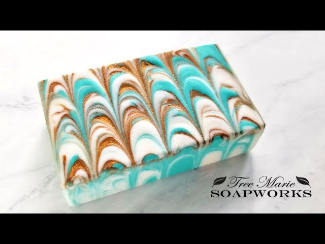 Nonpareil Swirl Technique, Cold Process Soap Making, (Technique Video #8)