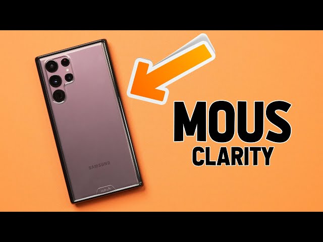 Samsung Galaxy S22 Ultra Mous Clarity Review! BEST CLEAR AND PROTECTIVE CASE!