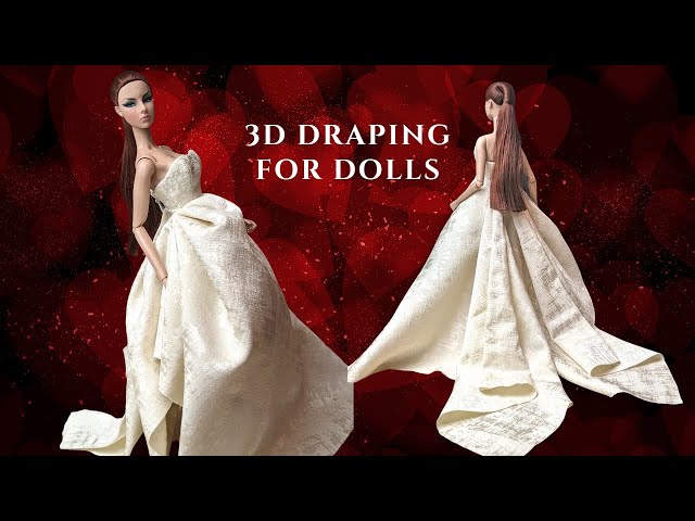 The Making of Miniature Bridal Gown