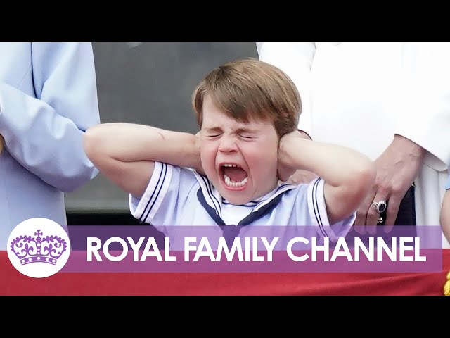Prince Louis is Star of the Show for Queen's Jubilee Flypast