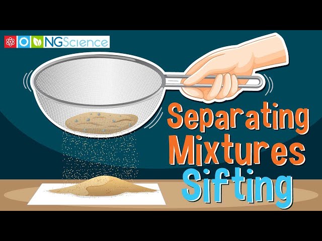 Separating Mixtures – Sifting