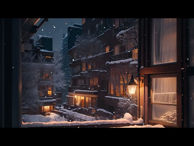 Lofi Chillbeats Mixes 🎧 Winter's Window | relax, chill, study