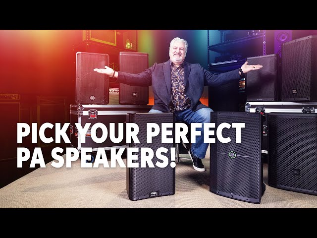 Choosing the Best Powered PA Speakers for You
