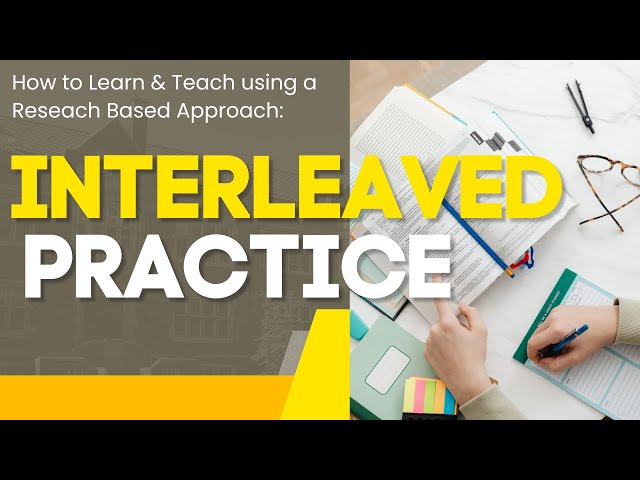 Optimal Learning Methods: Interleaved Practice