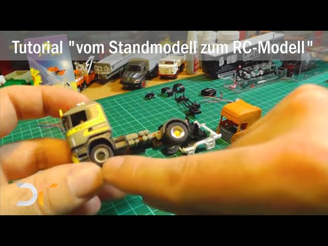 How to built a radio controlled truck in scale 1:87