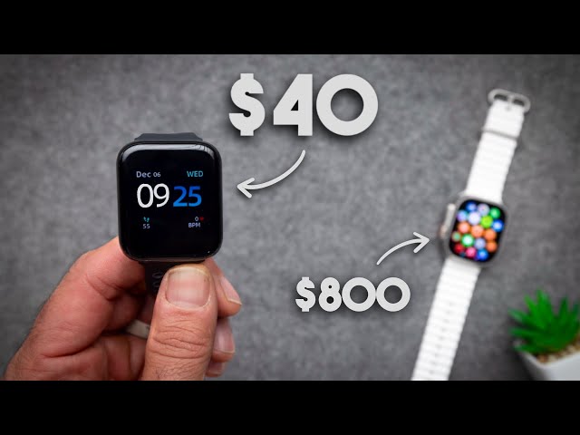 Will this $40 smart watch replace my Apple Watch???