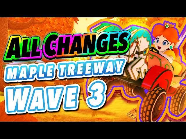 All Maple Treeway Differences Over the Years | MK8 Wave 3 DLC