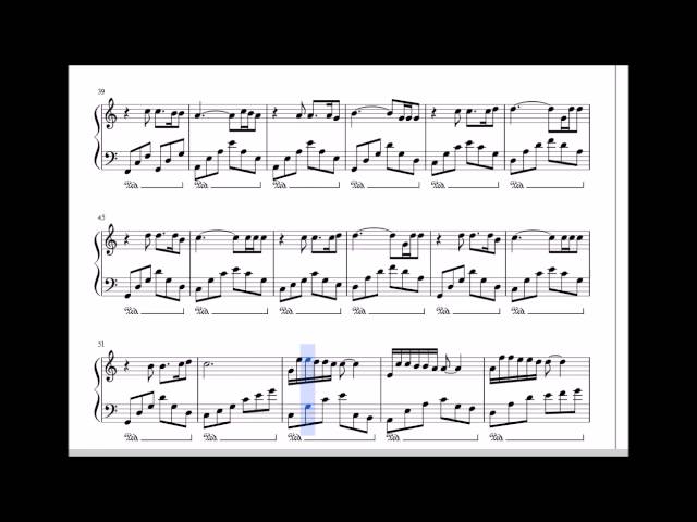 Piano sheet - Siavash Ghomayshi - gheseye gol o tagarg - قصه گل وتگرگ - نت پیانو  by Mohsen Karbassi