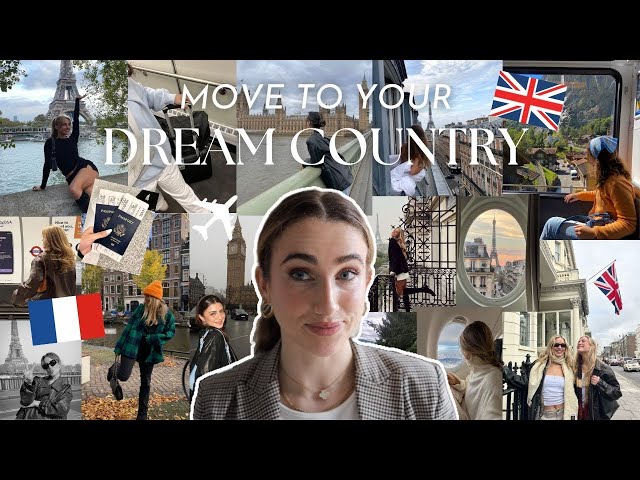 how to move abroad to your DREAM country + how I moved to London