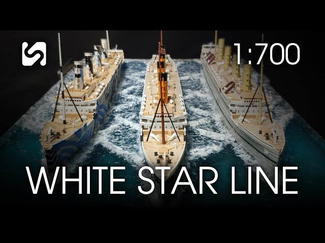 White Star Line | Titanic & Britannic & Olympic | They Never Left / S Resin Art
