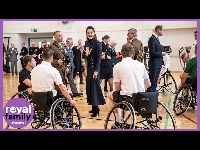 Duke and Duchess of Cambridge Join Charles and Camilla for Visit to Army Rehab Centre