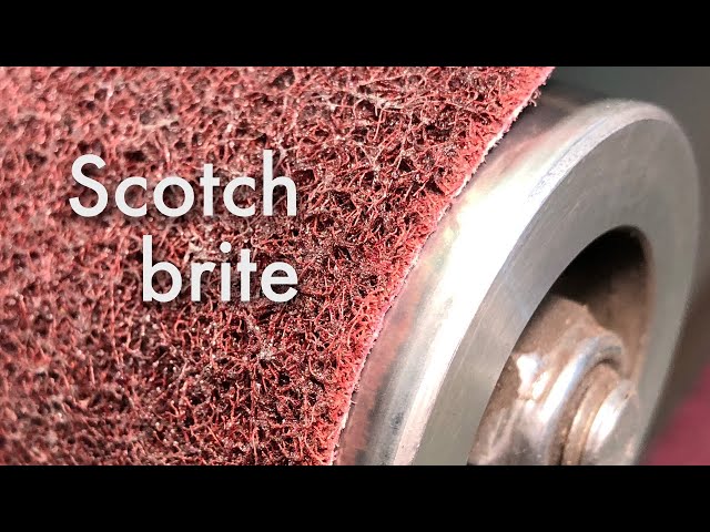 Scotch Brite satin finishing tape | blade finish, SCORE grinding tools, coupon 10%, knife making