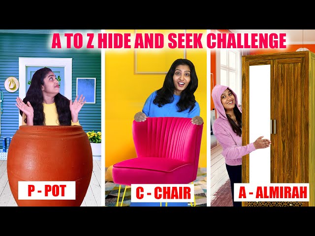 A TO Z HIDE AND SEEK CHALLENGE 🤩 | PULLOTHI