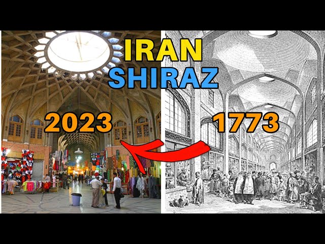 Iran Shiraz 2023 | Walking Tour in Vakil Bazaar | City Tour Iran Vlog بازار وکیل بعد از ۲۵۰ سال