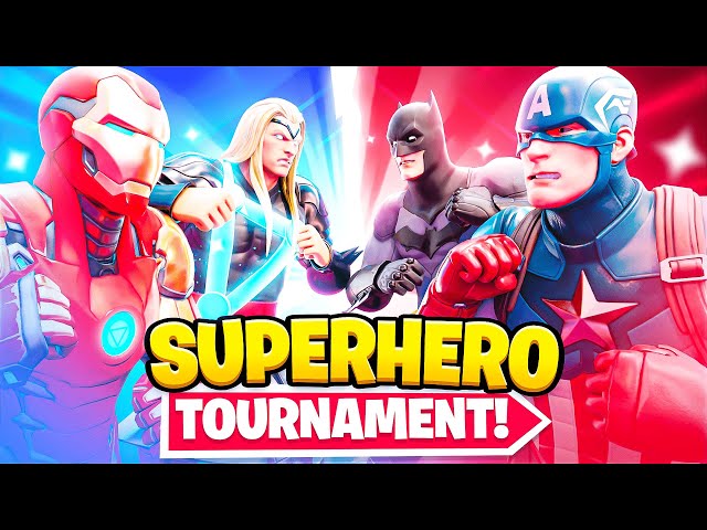 I Hosted a SUPERHERO Tournament for $100 in Fortnite... (shocking ending)