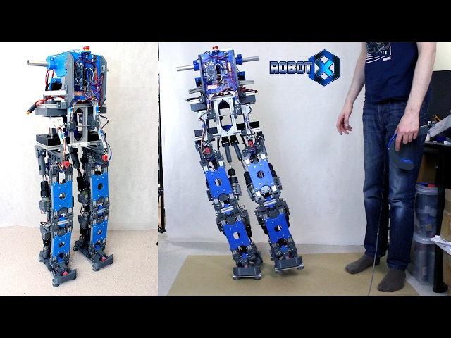 Building Robot X #5 | Initial Dynamic Stability | James Bruton