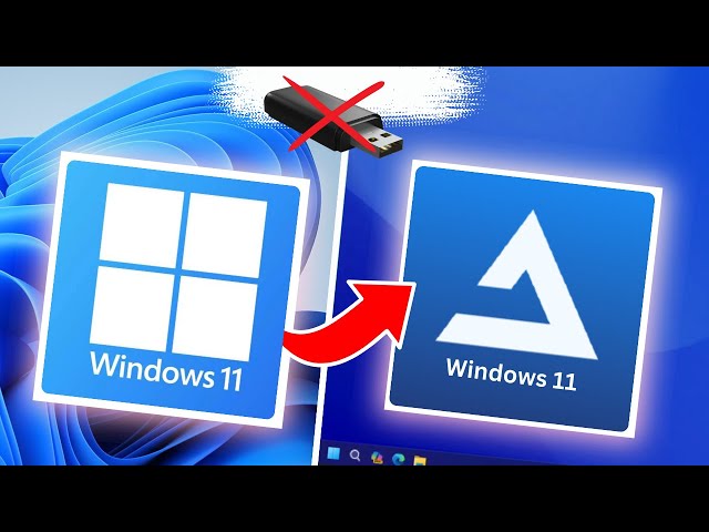 How to Install AtlasOS Windows 11✨Without USB (EASY) 2024