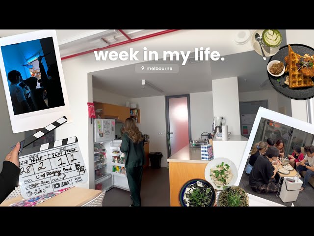 vlog • shooting a film, making dumplings, and shopping around melbourne