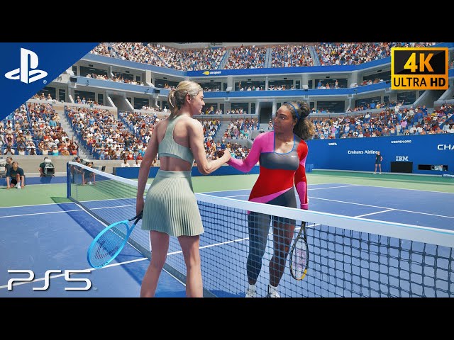 TopSpin 2K25 | Serena Williams vs. Maria Sharapova (US Open) - PS5 [4K 60FPS] Gameplay