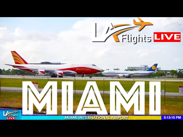 🔴LIVE MIA Airport Action! | MIA LIVE | MIA Plane Spotting
