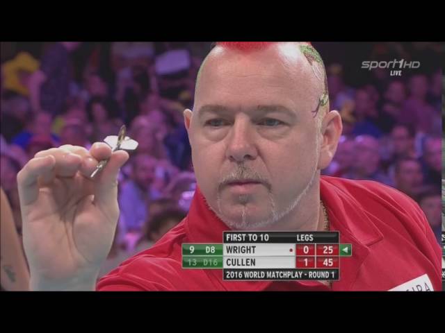 Wright vs Cullen World Matchplay 2016 Round 1