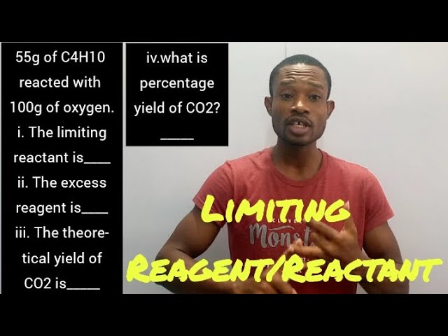 CHEMISTRY/ICH 111— Limiting Reagent/Reactant, Theoretical & Actual Yield and Percentage Yield