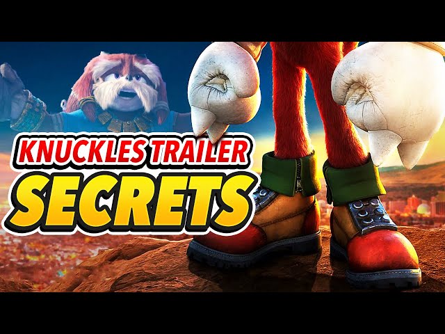 The SECRETS of Knuckles TV Series - Reveal Trailer Analysis!