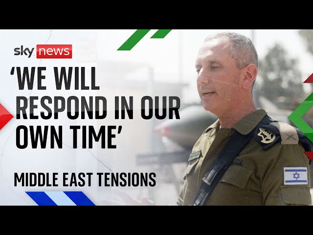 Iran attack: 'We will respond in our time', says Israeli military spokesperson