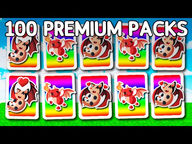 OPENING 100 ROBUX STICKER PACKS In Adopt Me