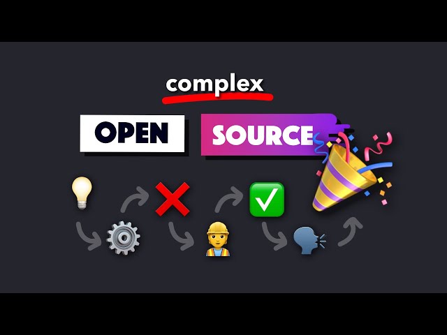 A workflow for complex open source contributions