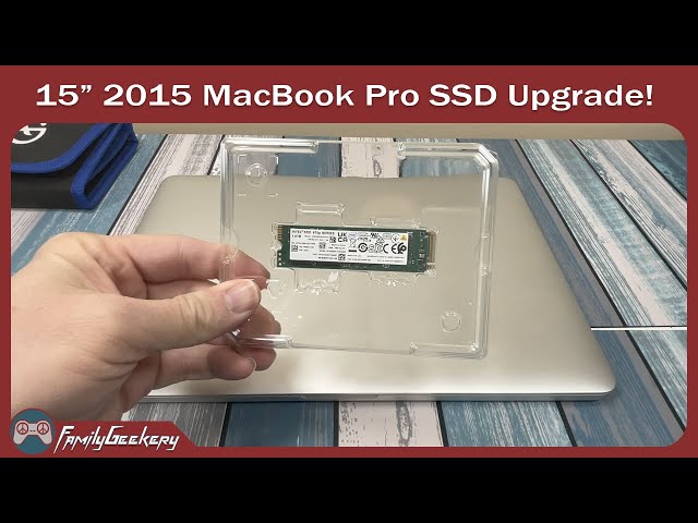 How to Upgrade the SSD in a 2015 MacBook Pro 15" - Bigger!  Better!