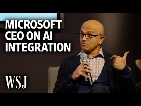 Satya Nadella: Microsoft's Products Will Soon Access Open AI Tools Like ChatGPT | WSJ
