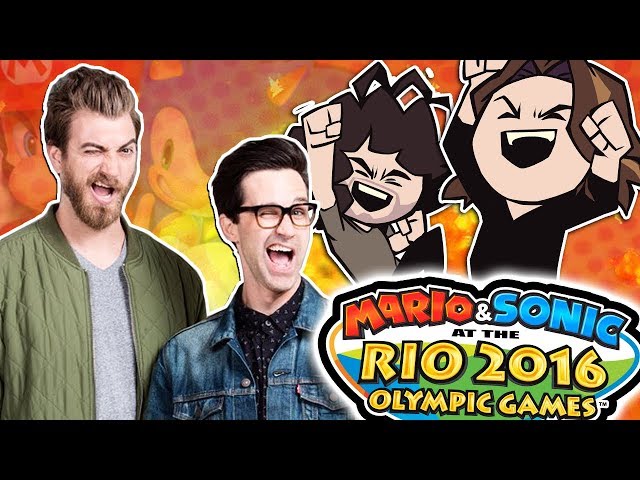 Mario and Sonic at the Rio Olympics With Special Guests Rhett and Link - Guest Grumps