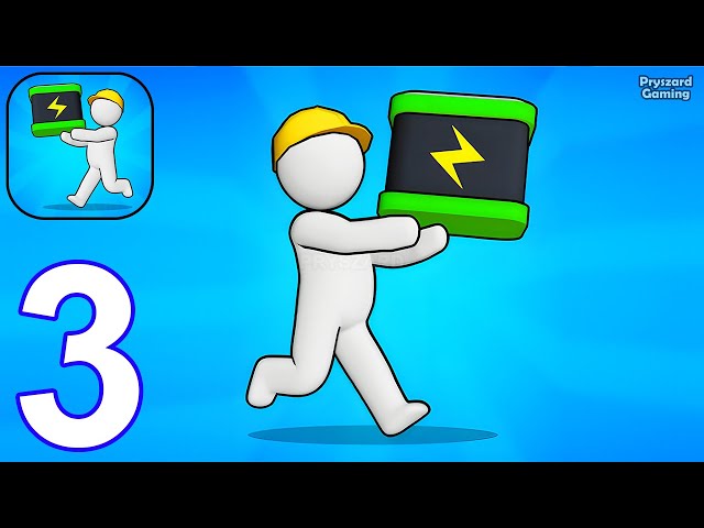 Battery Factory - Gameplay Walkthrough Part 3 Stickman idle Battery Factory Manager (iOS, Android)
