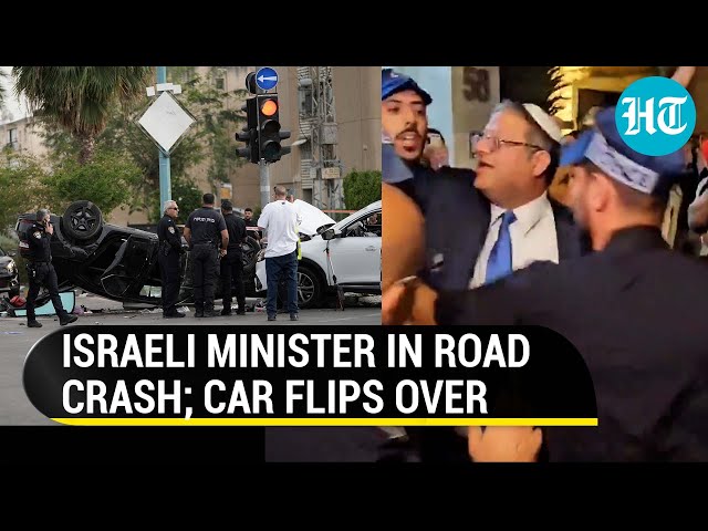Israeli Minister's Car Breaks Red Light, Flips Over, Days After He Was Heckled: Report | Ben Gvir