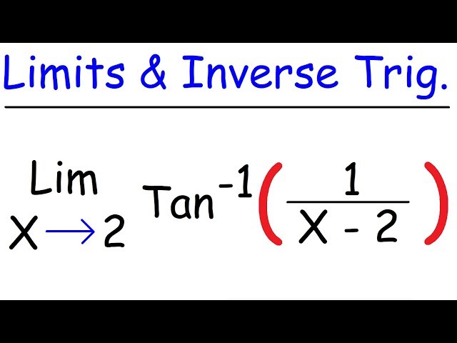 Limits of Inverse Trigonometric Functions | Calculus