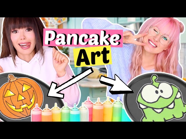 Halloween Pancake Art ⚡️ BFF Battle | ViktoriaSarina