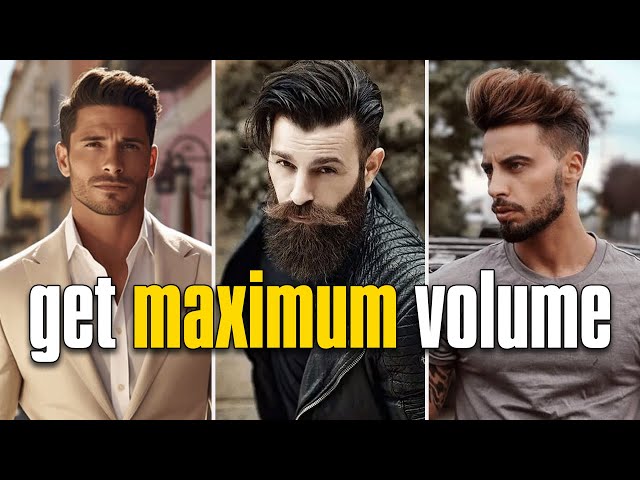 5 Easy Tips for Men to Achieve Incredible Hair Volume | Men's Grooming Guide #hairvolume