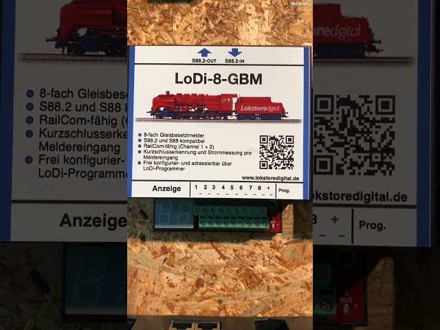 LoDi-8-GBM(Gleisbelegtmelder)Modelleisenbahn Steuerung/System Lokstoredigital