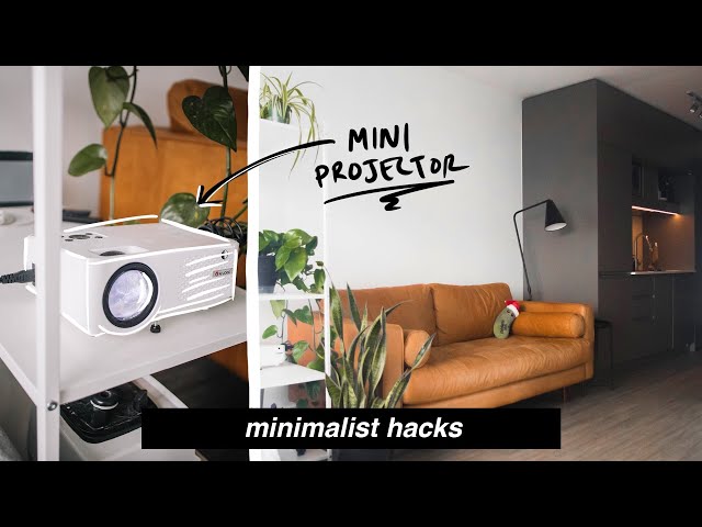 minimalist’s small space living tips: micro-apartment tour