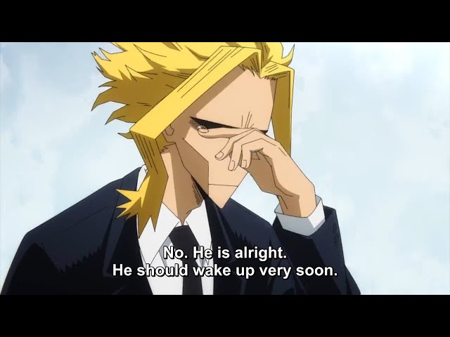 All Might couldn't hold back his tears when he saw Deku dying Ep 18 My Hero Academia 僕のヒーローアカデミア SS6