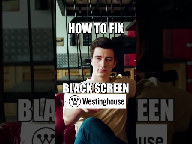 Black Screen on a Westinghouse TV? Do this! 📺 #Shorts