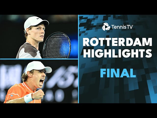 Jannik Sinner vs Alex De Minaur For The Title! 🏆 | Rotterdam 2024 Final Highlights