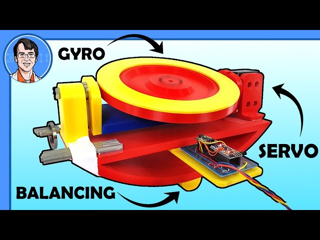 How this Active Gyroscope Balances