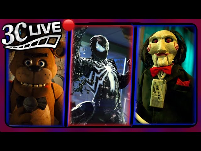 3C Live - Spider-Man 2 Reveals, FNAF Movie R Rated Cut Rumor, Saw X Popcorn Buckets