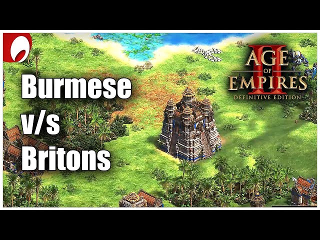 Burmese vs Britons | Burmese Civ Review | Age of Empires 2 Definitive Edition (AoE2)