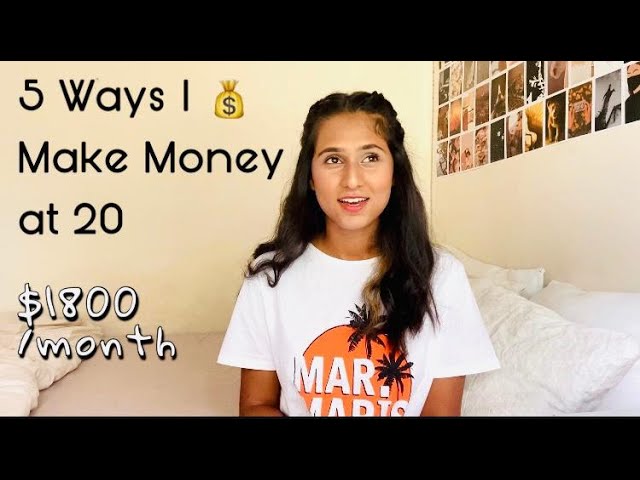 5 ways i make money as a college student (active + passive incomes)
