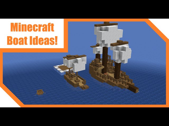 Minecraft Boat Ideas (three tiers)