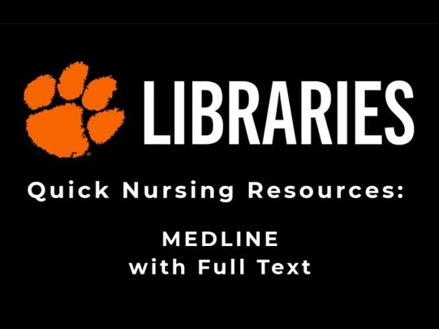 MEDLINE, Quick Nursing Resources