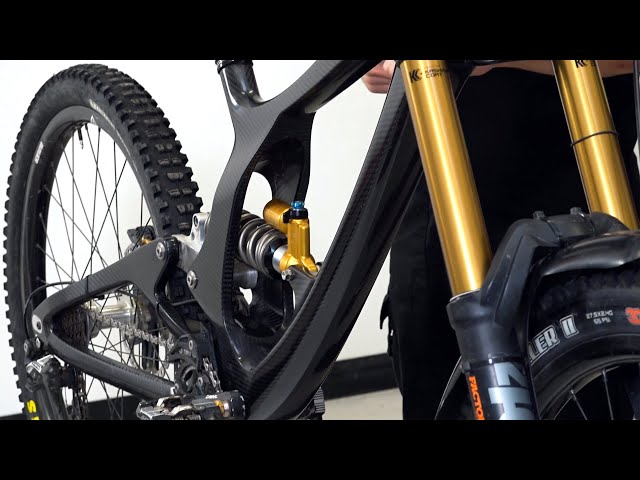 Making a Carbon Fibre Bike Frame – From CAD Design to Downhill Race